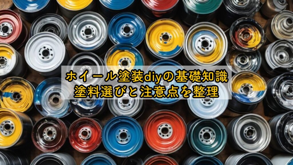 ホイール塗装diyの基礎知識：塗料選びと注意点を整理