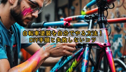 自転車塗装を自分でやる方法！DIY手順と失敗しないコツ