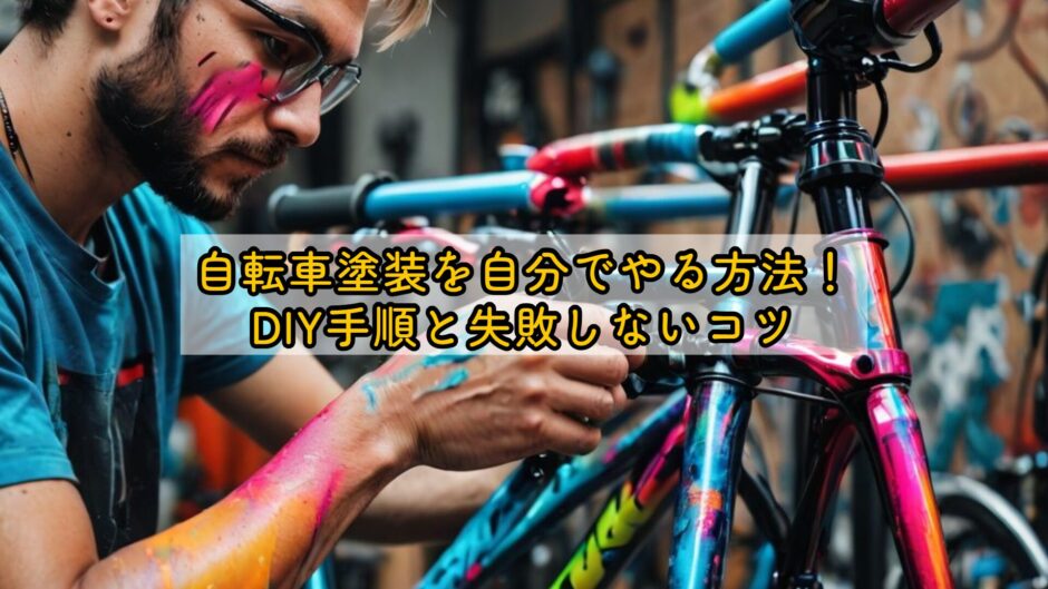 自転車塗装を自分でやる方法！DIY手順と失敗しないコツ