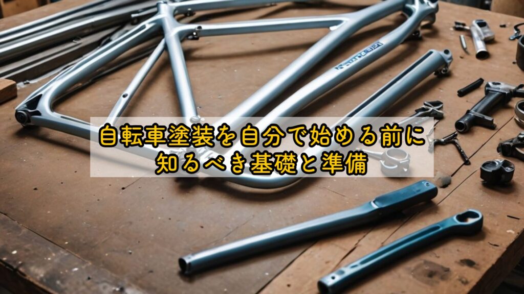 自転車塗装を自分で始める前に知るべき基礎と準備