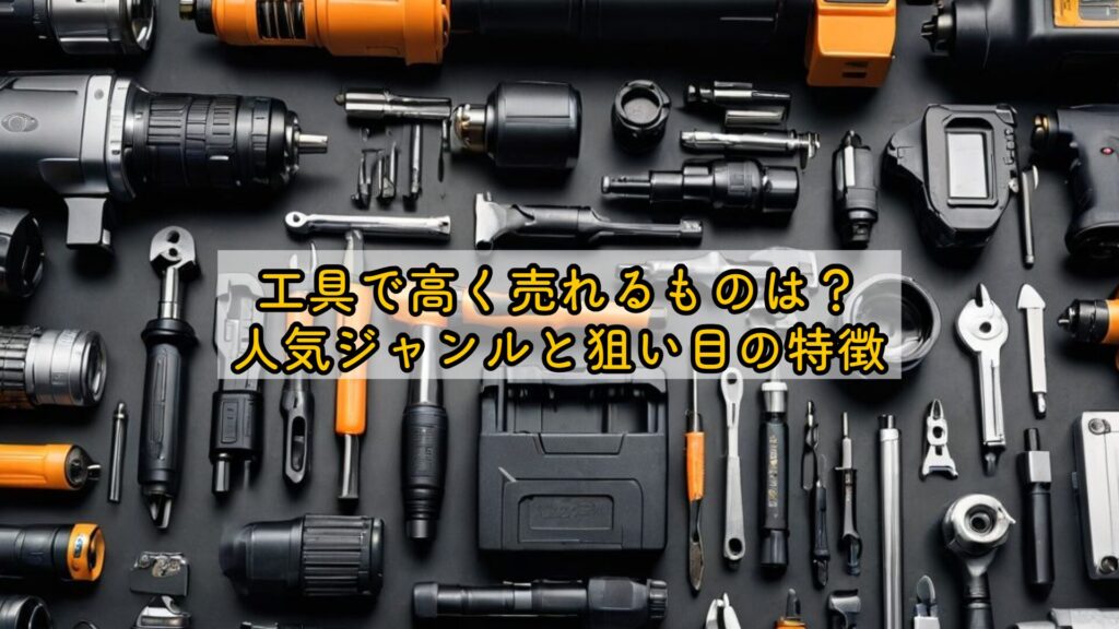 工具で高く売れるものは?人気ジャンルと狙い目の特徴