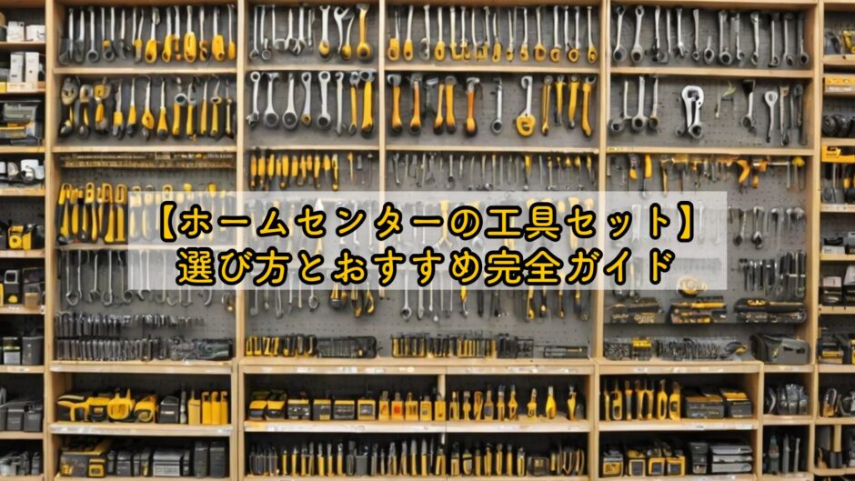 【ホームセンターの工具セット】選び方とおすすめ完全ガイド