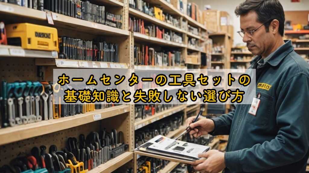 ホームセンターの工具セットの基礎知識と失敗しない選び方