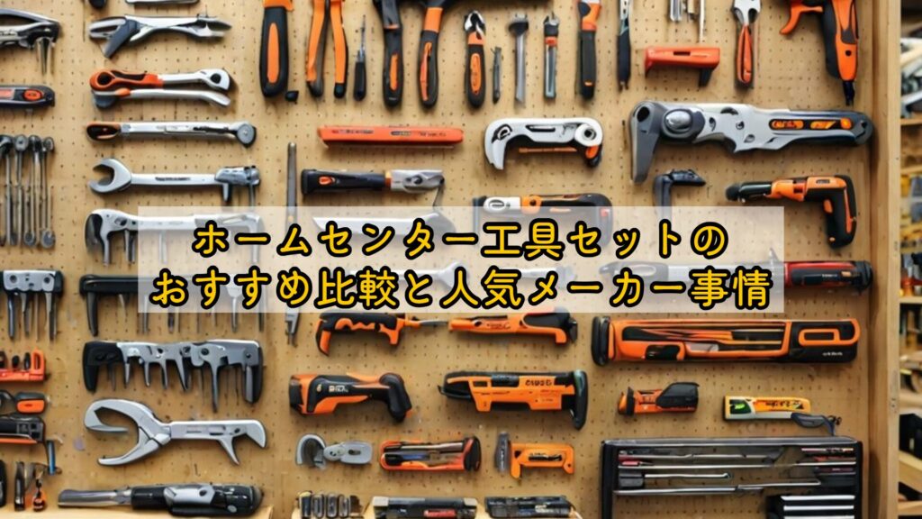 ホームセンター工具セットのおすすめ比較と人気メーカー事情