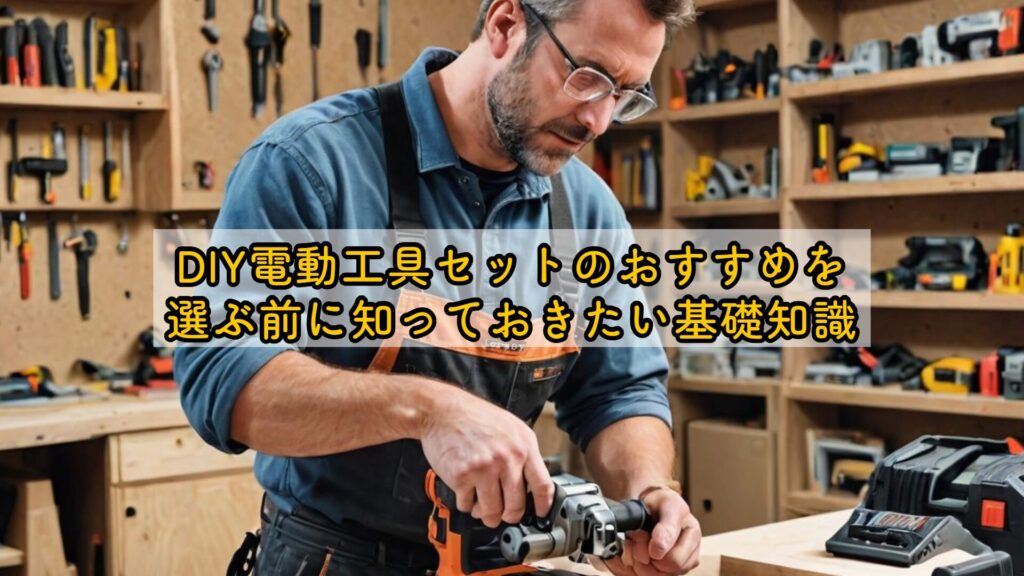 DIY電動工具セットのおすすめを選ぶ前に知っておきたい基礎知識