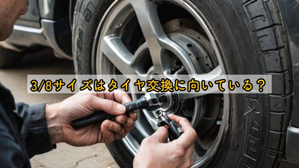 3/8サイズはタイヤ交換に向いている?