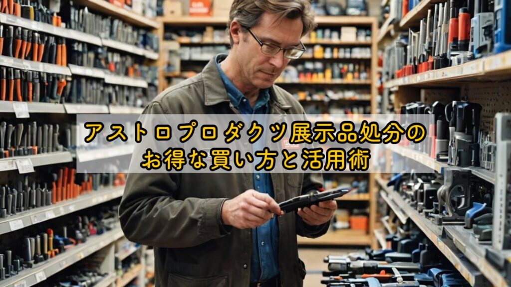 アストロプロダクツ展示品処分のお得な買い方と活用術