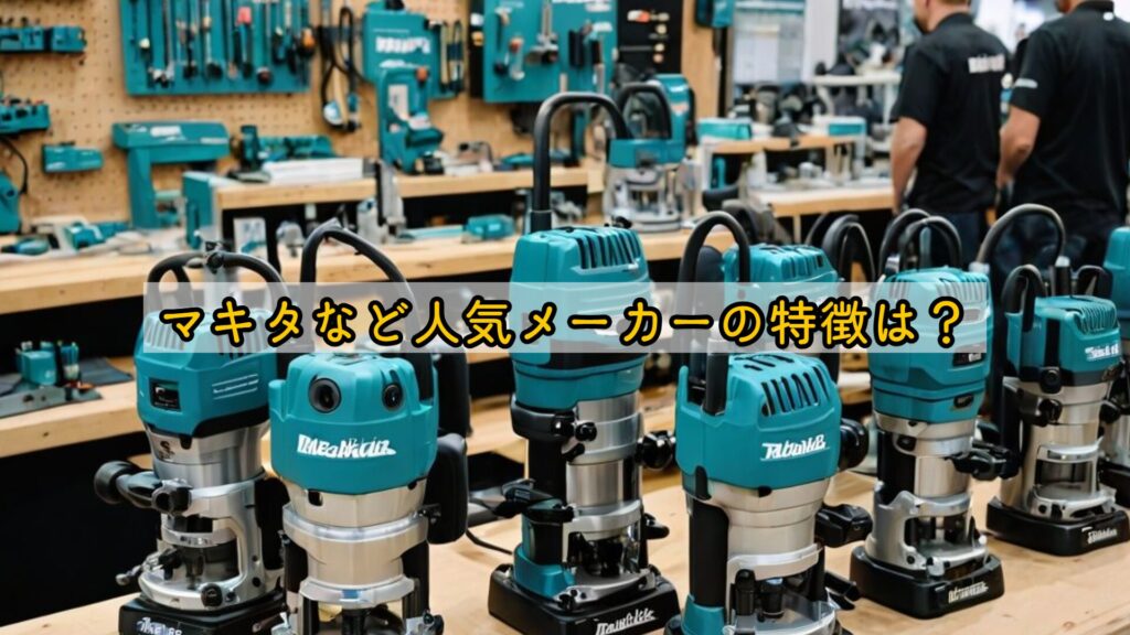 マキタなど人気メーカーの特徴は?