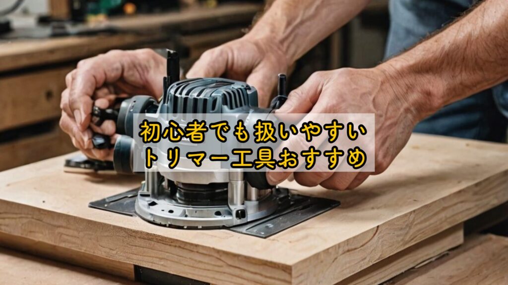 初心者でも扱いやすいトリマー工具おすすめ