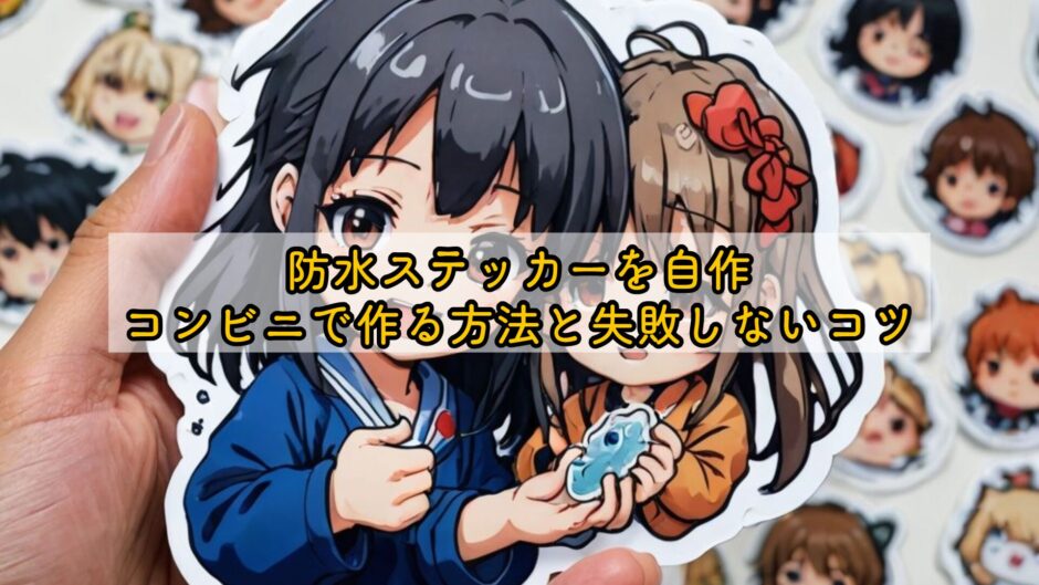 防水ステッカーを自作｜コンビニで作る方法と失敗しないコツ