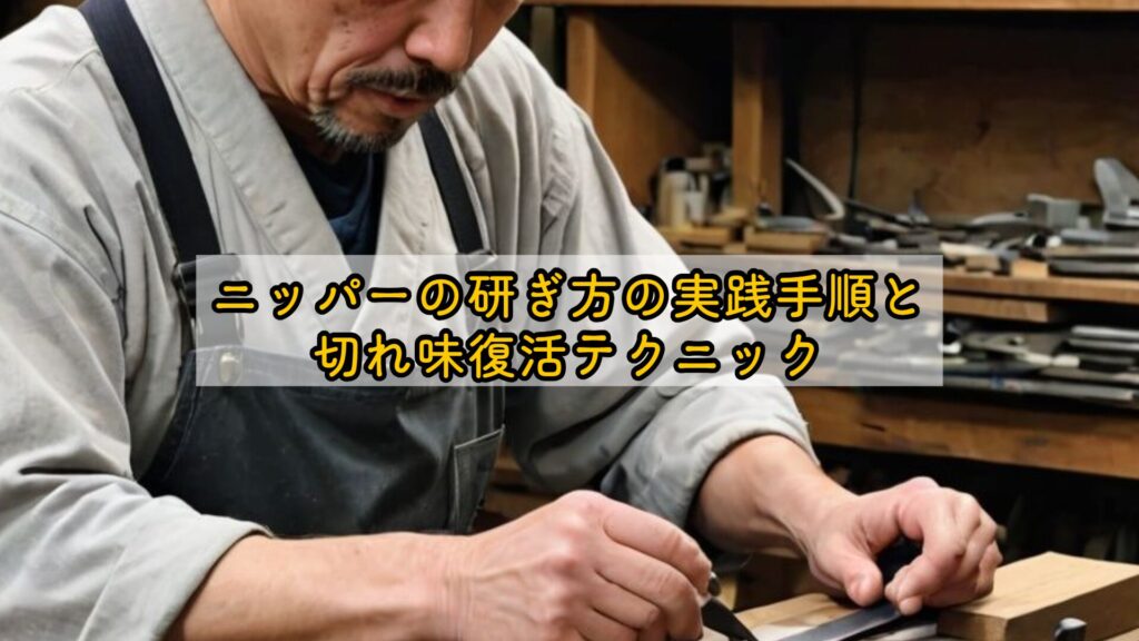 ニッパーの研ぎ方の実践手順と切れ味復活テクニック