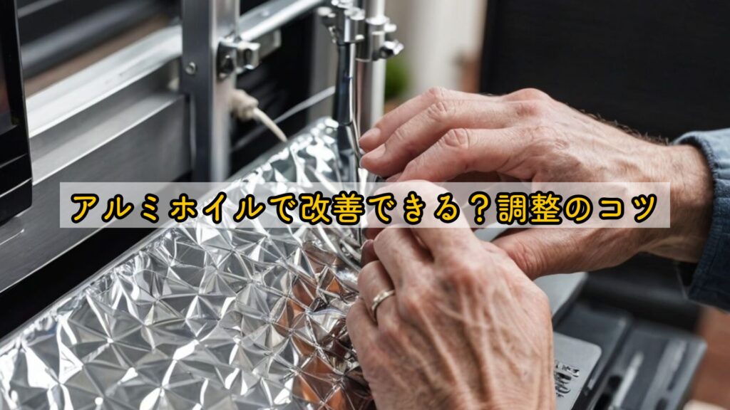 アルミホイルで改善できる？調整のコツ