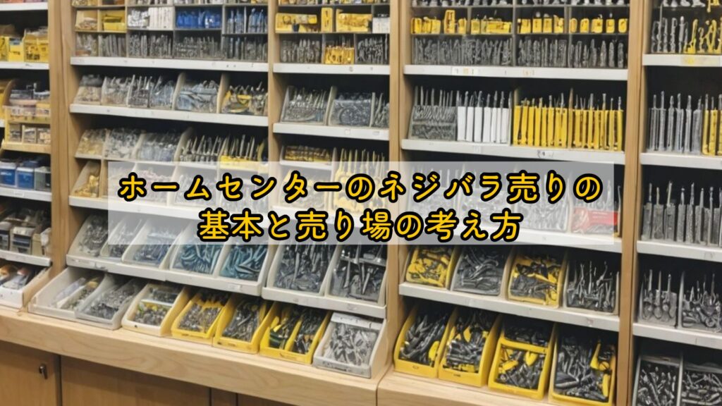 ホームセンターのネジバラ売りの基本と売り場の考え方