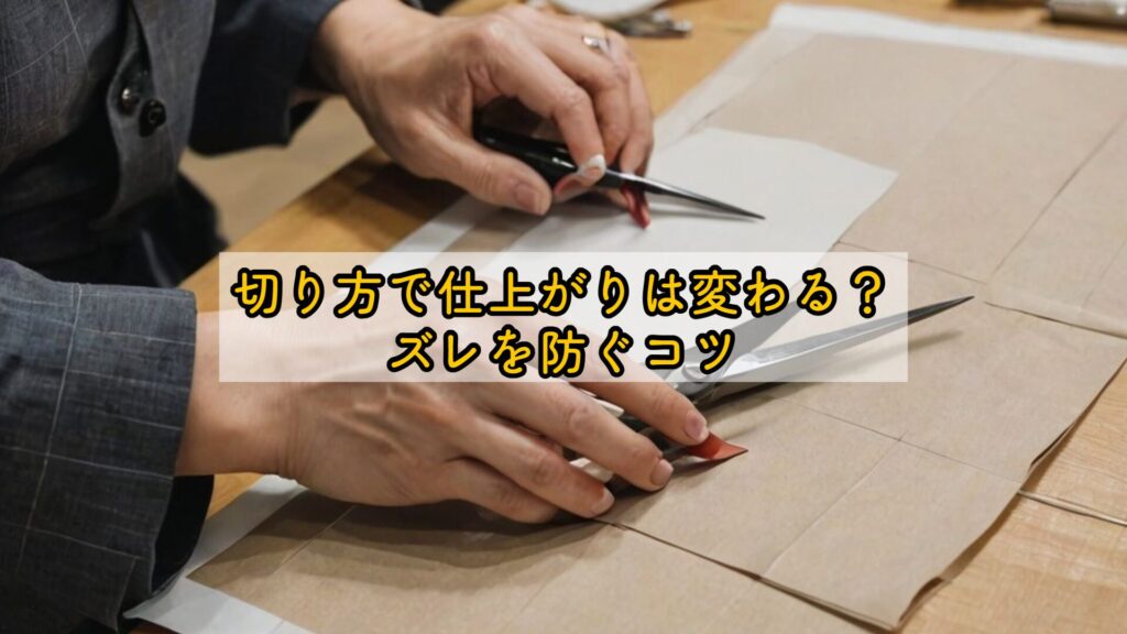 切り方で仕上がりは変わる？ズレを防ぐコツ