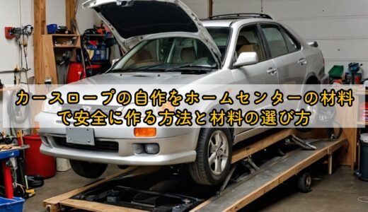カースロープの自作をホームセンターの材料で安全に作る方法と材料の選び方