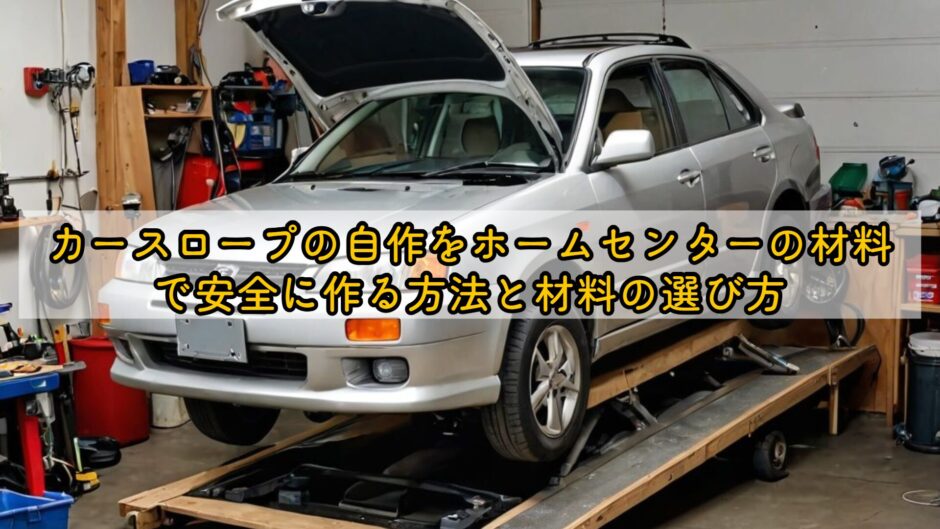 カースロープの自作をホームセンターの材料で安全に作る方法と材料の選び方