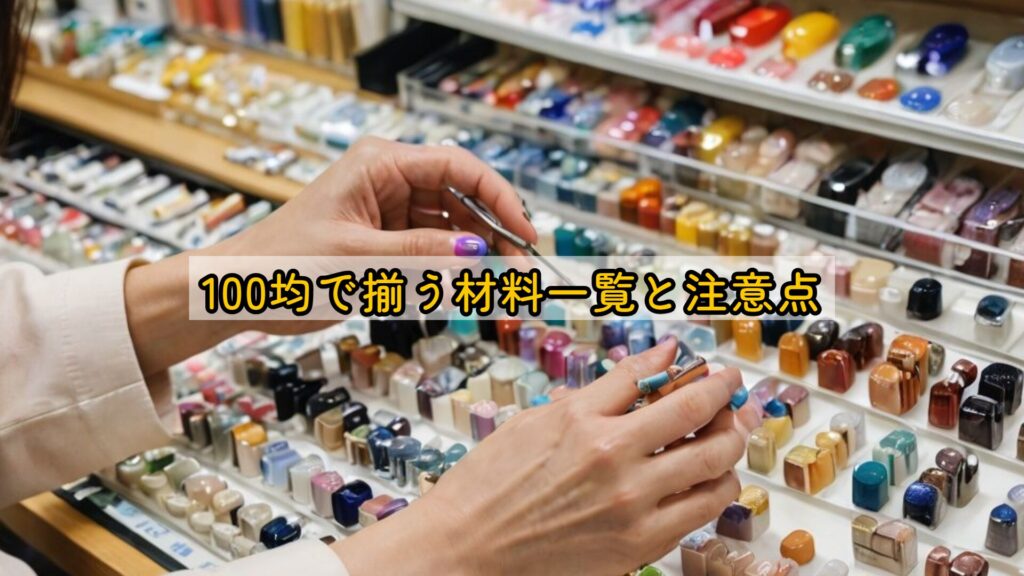 100均で揃う材料一覧と注意点