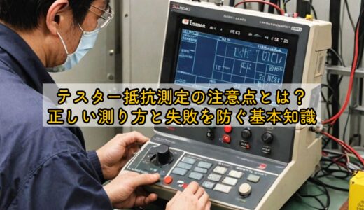 テスター抵抗測定の注意点とは？正しい測り方と失敗を防ぐ基本知識