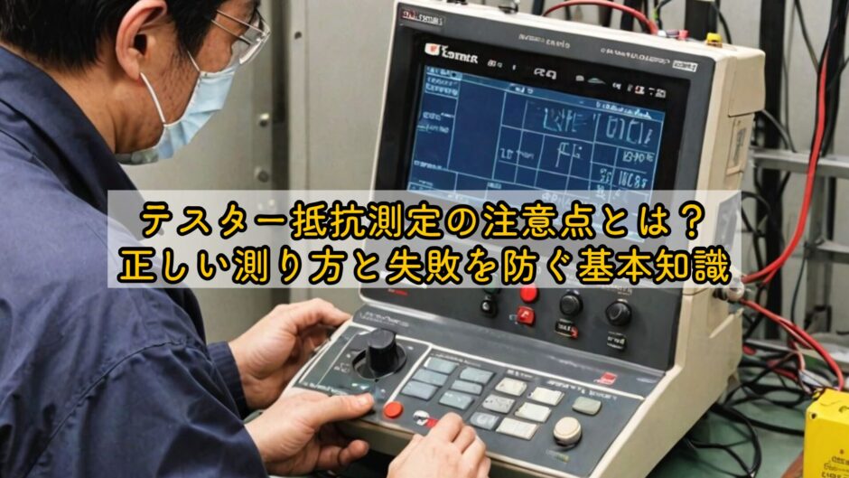 テスター抵抗測定の注意点とは？正しい測り方と失敗を防ぐ基本知識