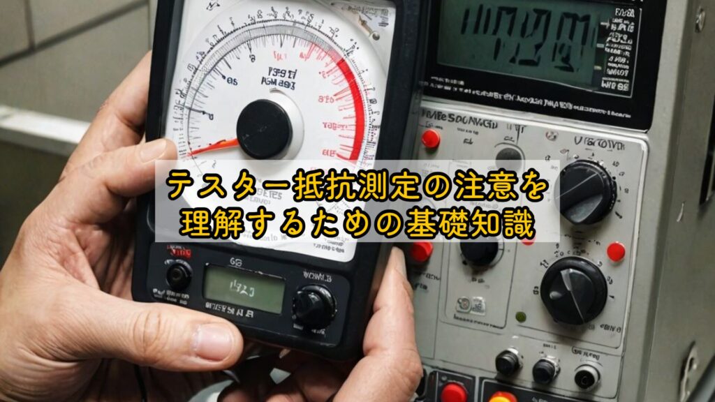 テスター抵抗測定の注意を理解するための基礎知識