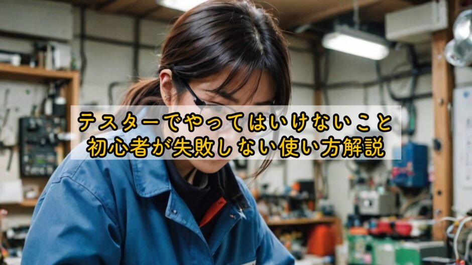テスターやってはいけないこと｜初心者が失敗しない使い方解説