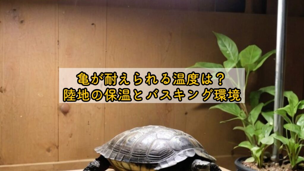 亀が耐えられる温度は？陸地の保温とバスキング環境