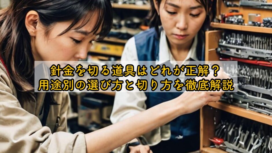 針金を切る道具はどれが正解？用途別の選び方と切り方を徹底解説