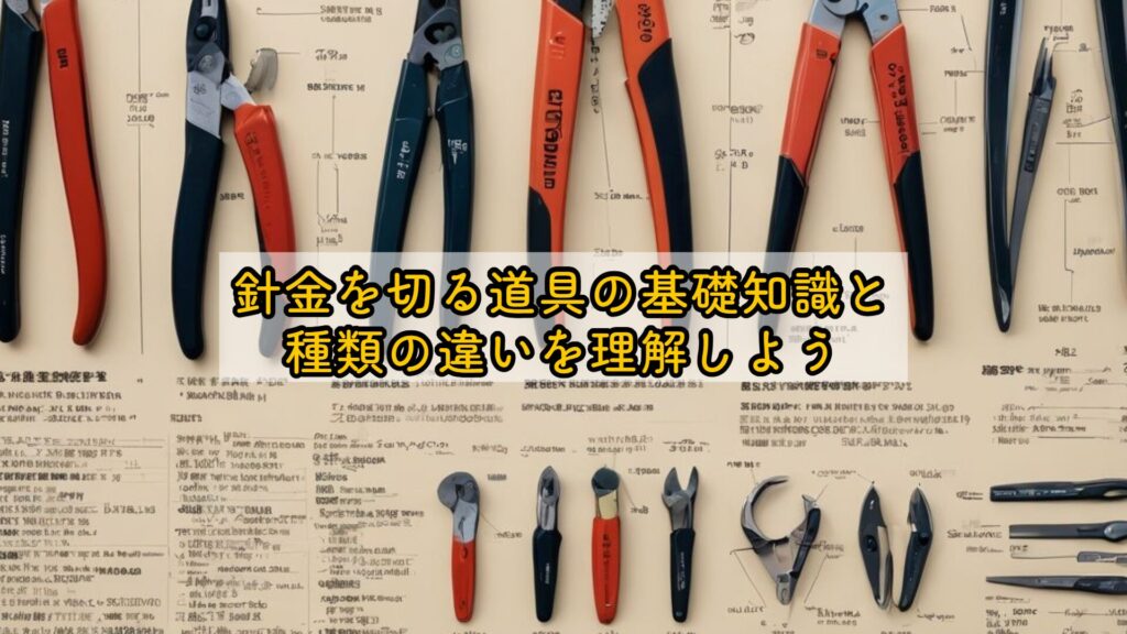 針金を切る道具の基礎知識と種類の違いを理解しよう