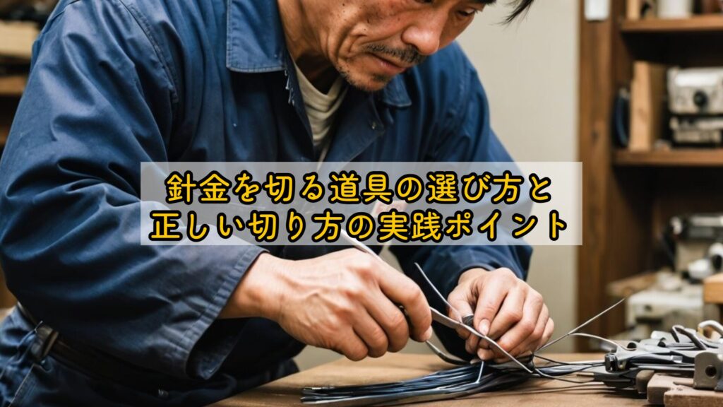 針金を切る道具の選び方と正しい切り方の実践ポイント