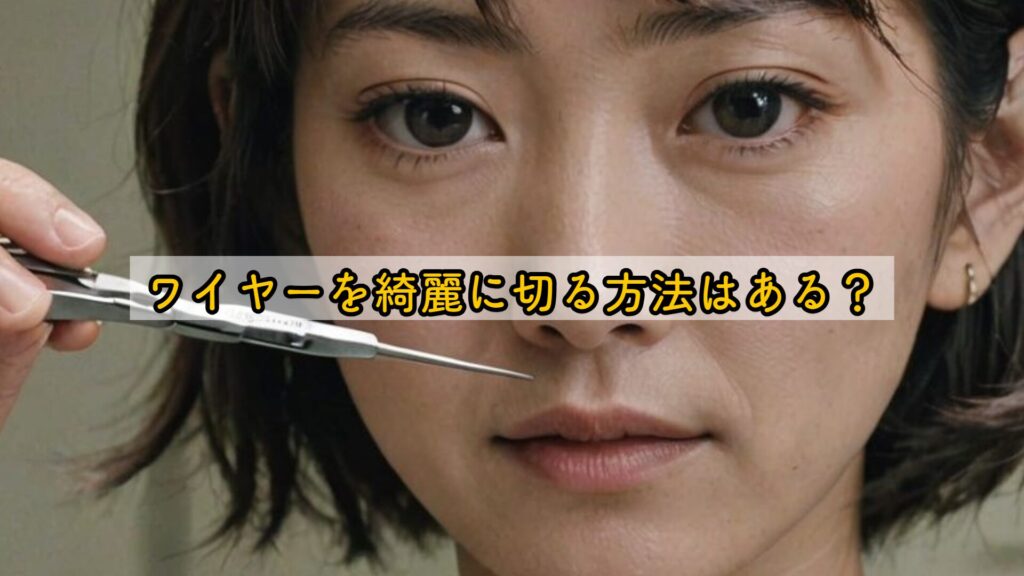 ワイヤーを綺麗に切る方法はある？