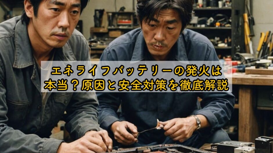 エネライフバッテリーの発火は本当？原因と安全対策を徹底解説