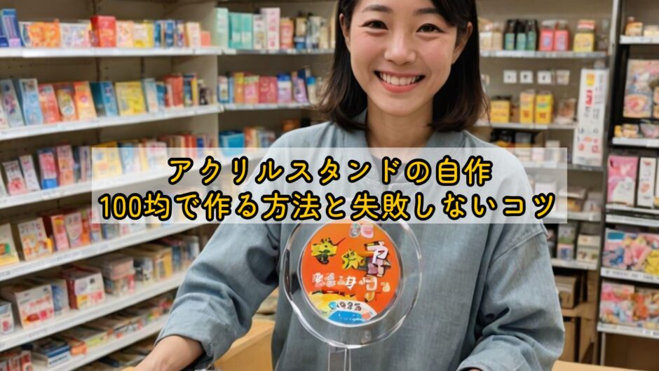 アクリルスタンドの自作｜100均で作る方法と失敗しないコツ