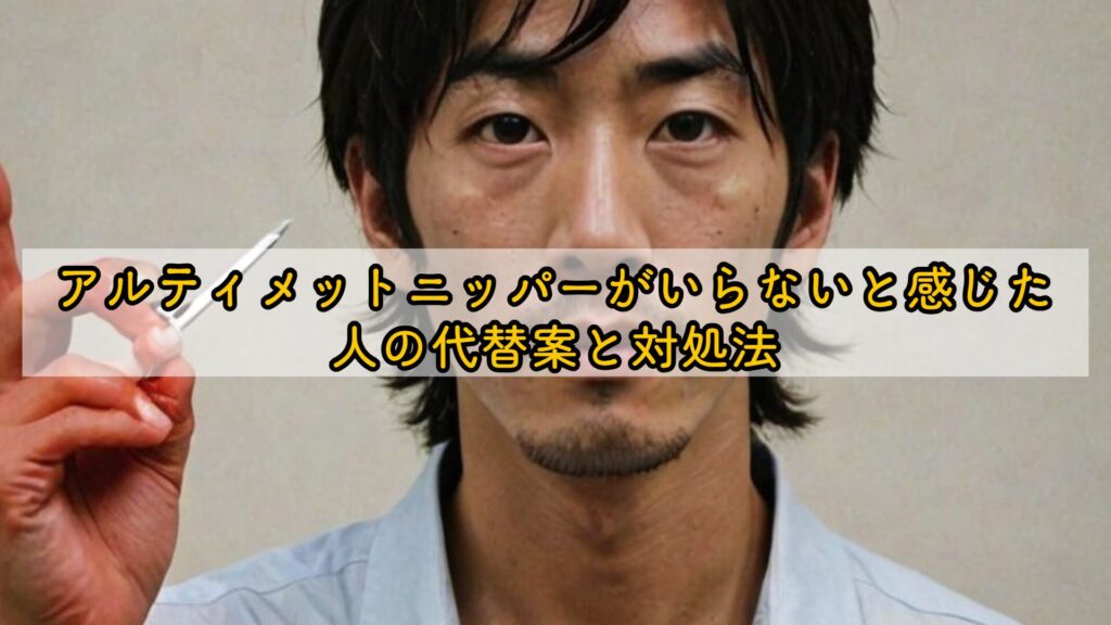 アルティメットニッパーがいらないと感じた人の代替案と対処法