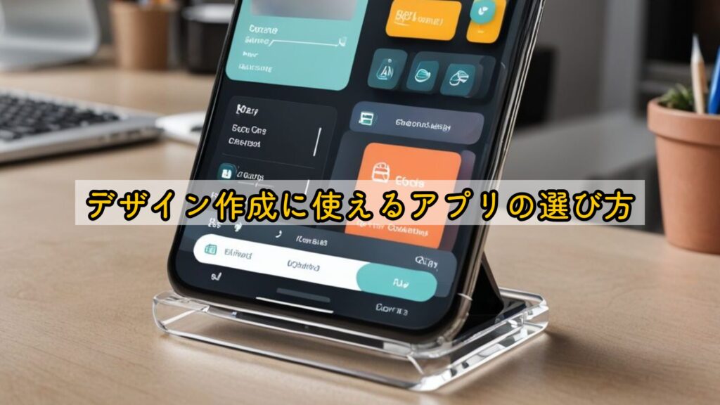 デザイン作成に使えるアプリの選び方