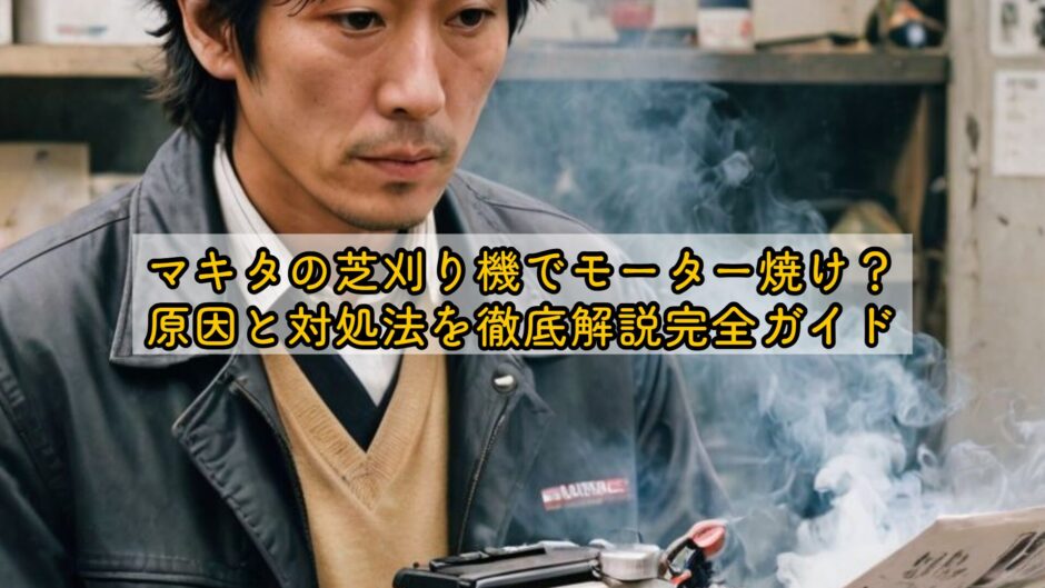 マキタ芝刈り機でモーター焼け？原因と対処法を徹底解説完全ガイド