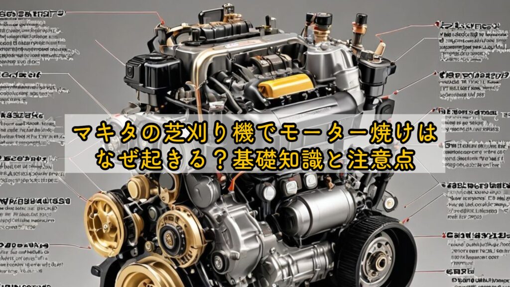 マキタの芝刈り機でモーター焼けはなぜ起きる？基礎知識と注意点