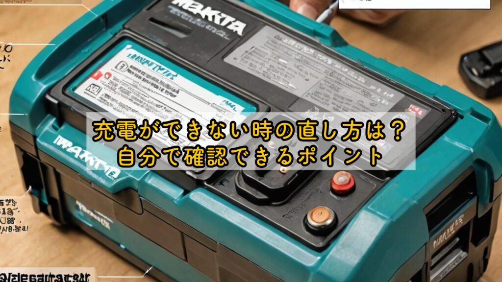 充電ができない時の直し方は？自分で確認できるポイント