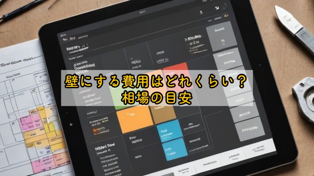 壁にする費用はどれくらい?相場の目安