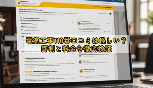 電気工事110番口コミは怪しい？評判と料金を徹底検証
