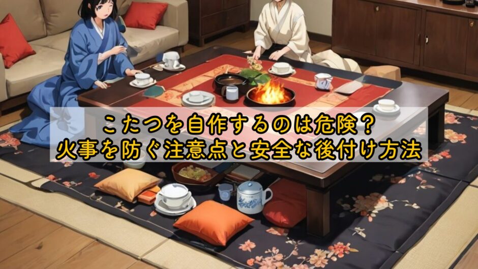 こたつを自作するのは危険？火事を防ぐ注意点と安全な後付け方法