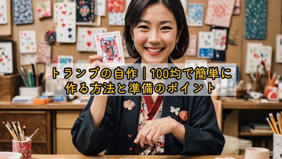 トランプの自作｜100均で簡単に作る方法と準備のポイント