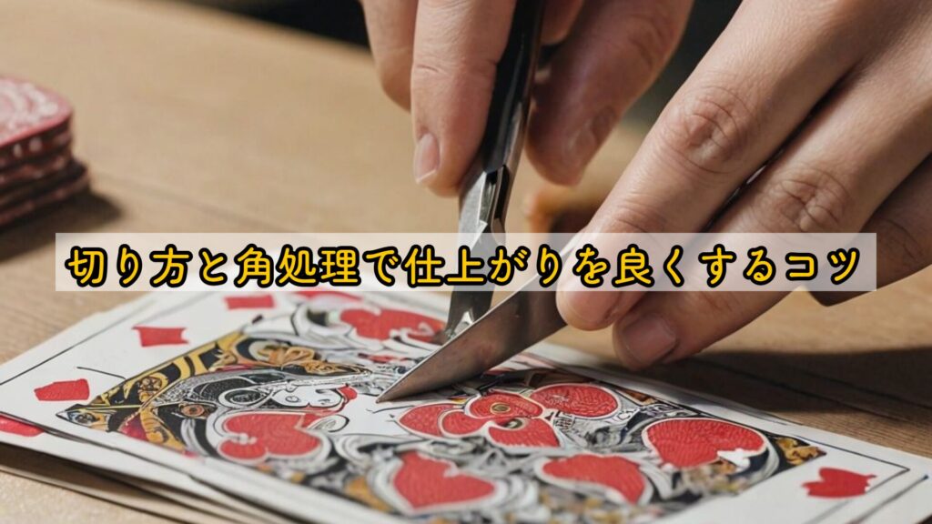 切り方と角処理で仕上がりを良くするコツ