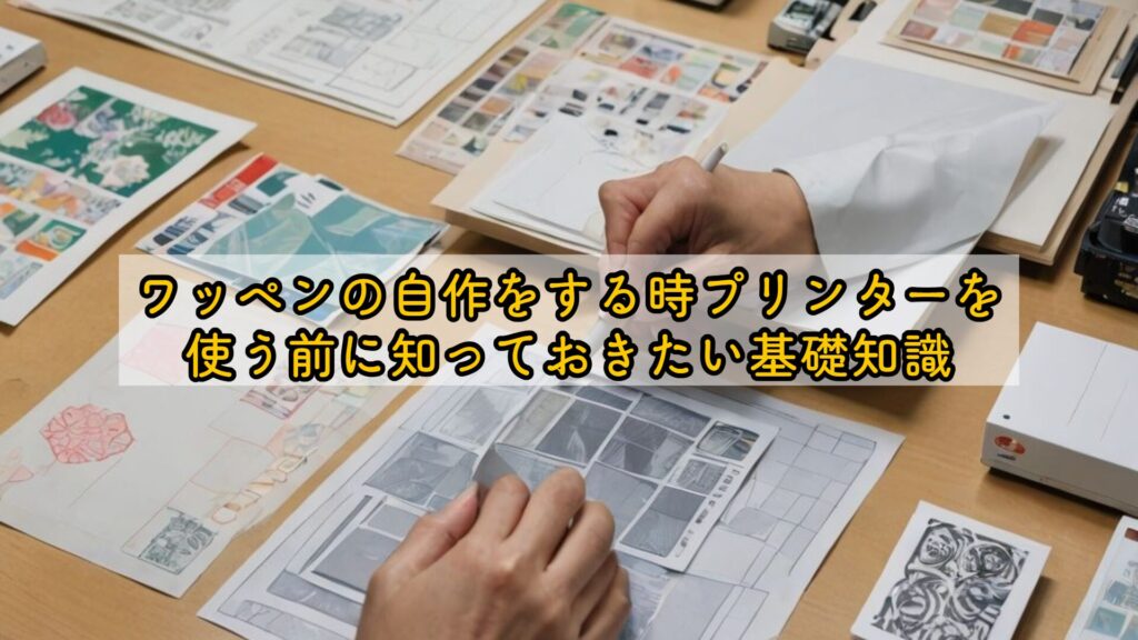 ワッペンの自作をする時プリンターを使う前に知っておきたい基礎知識