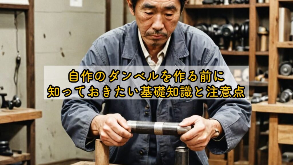 自作のダンベルを作る前に知っておきたい基礎知識と注意点