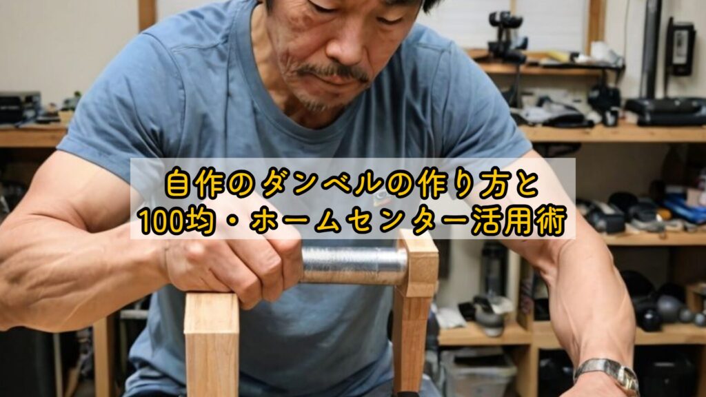 自作のダンベルの作り方と100均・ホームセンター活用術